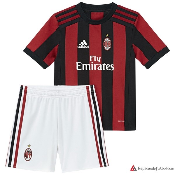 Camiseta Milan Niño Primera equipación 2017-2018